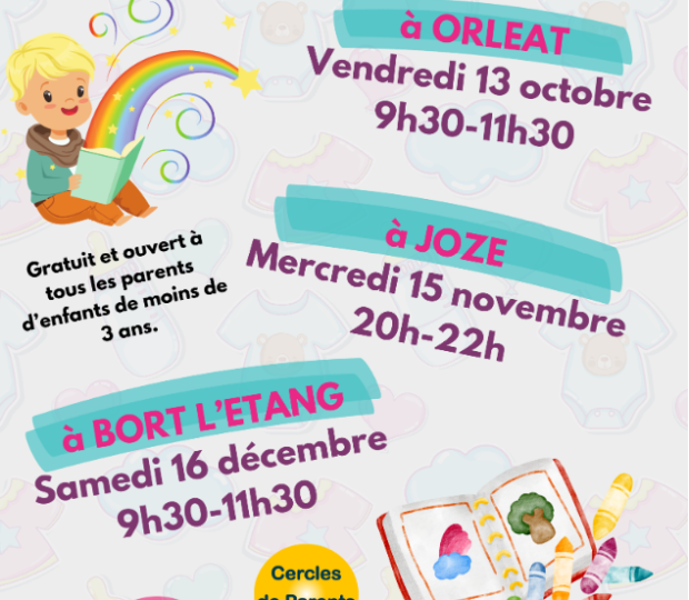 Cercle des parents à Orléat le samedi 14 octobre