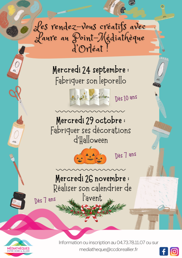 Flyer animations Orléat 2025
