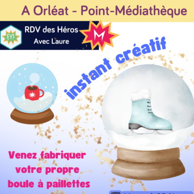 Instant Créatif au Point Médiathèque
